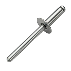 Заклепка вытяжная RMG нержавеющая/нержавеющая 4,8×12 мм